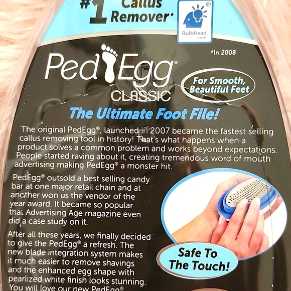 AS SEEN ON TV!! Brand New Ped Egg CLASSIC ULTIMATE FOOT FILE - Picture 4 of 5